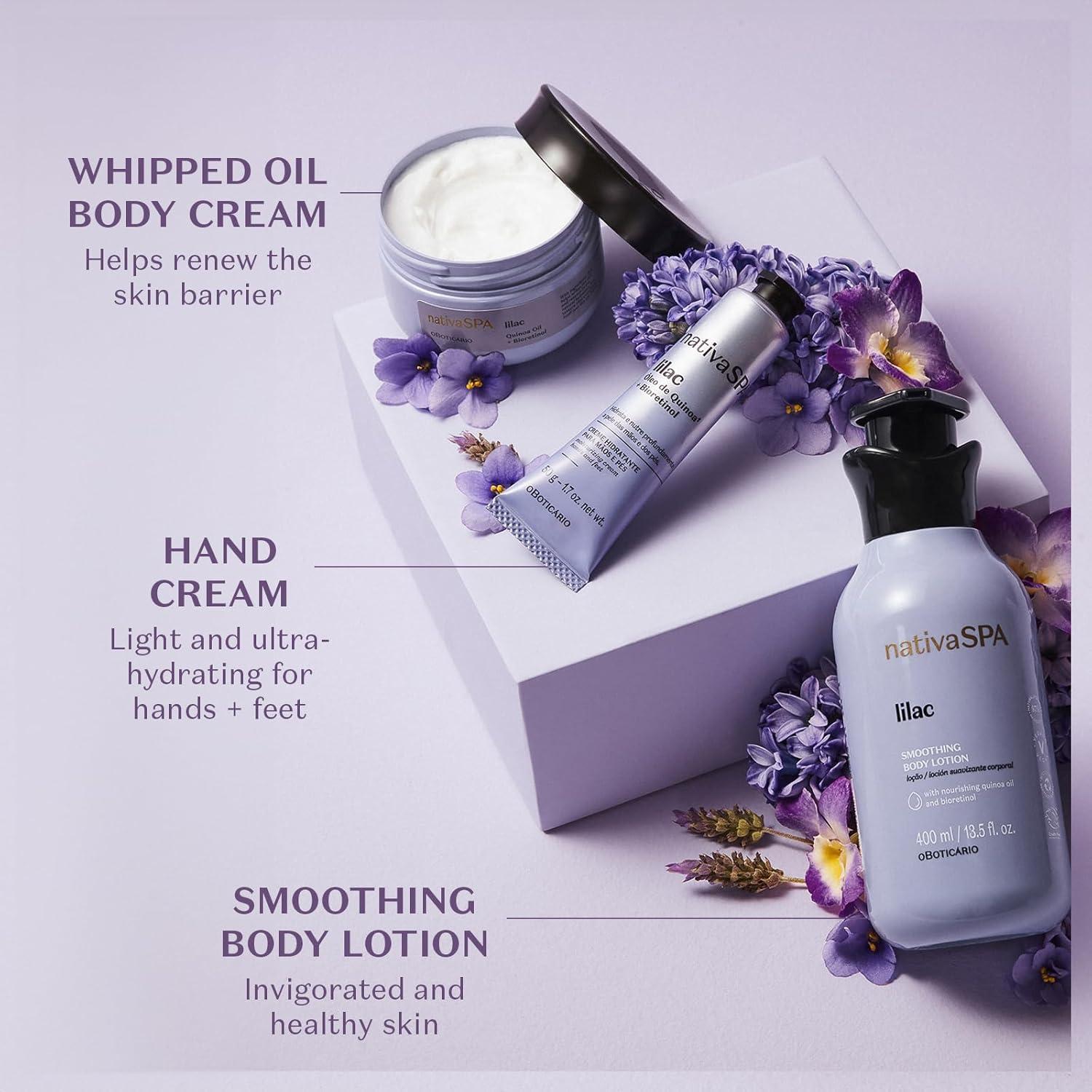 imageNativa SPA by O Boticrio Shea UltraMoisturizing Hand Cream Deeply Nourishing Formula with Shea Butter ampamp Quinoa Oil 26 OunceLilac