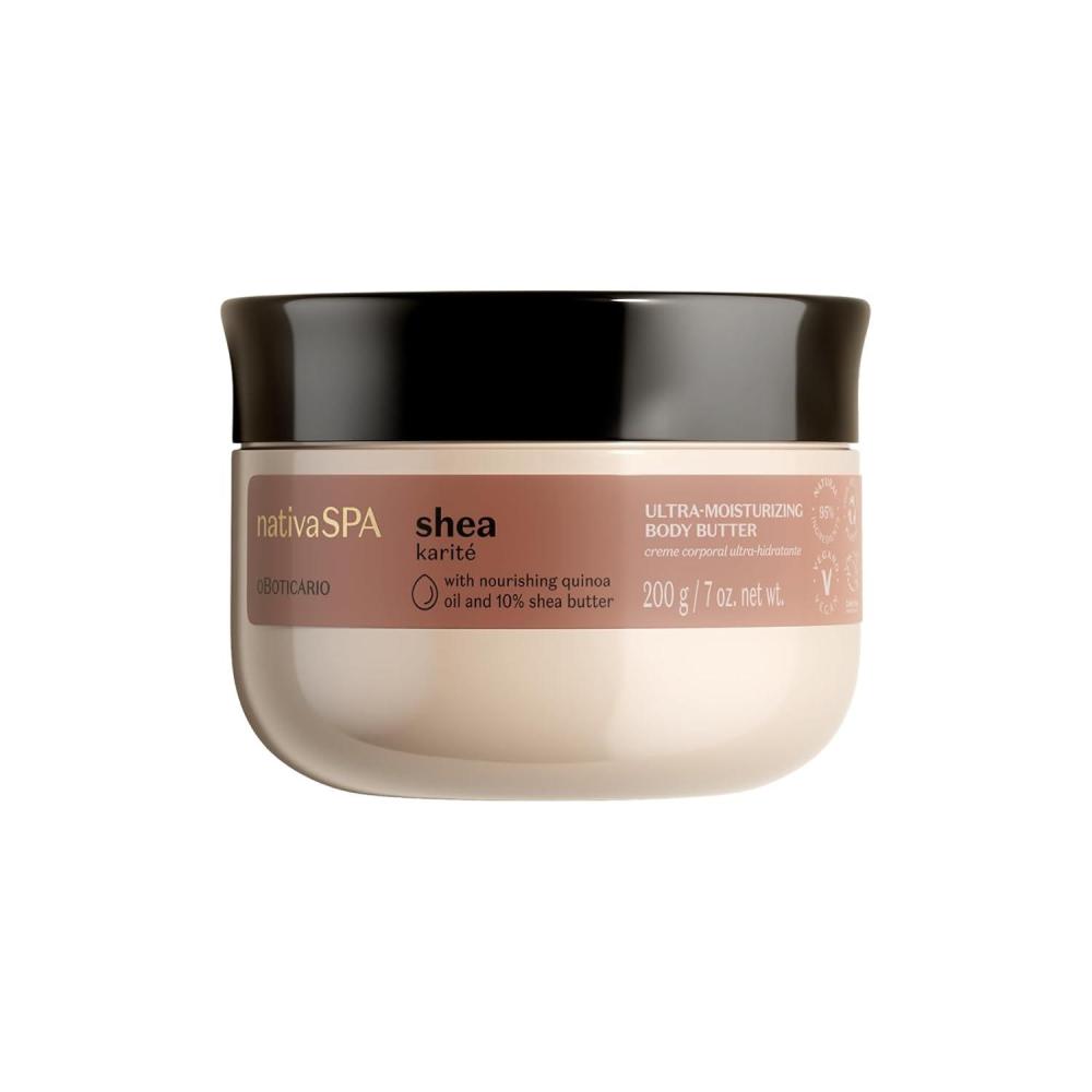 imageNativa SPA by O Boticrio Shea Moisturizing Body Butter Deep Hydration and Nourishment for SilkySoft Skin 7 Ounce