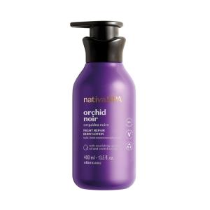 Nativa SPA Shea Moisturizing Body Lotion, Fragranced Skin Moisturizer with Purified Quinoa Drops, 13.5 Ounce(Orchid Noir)