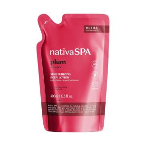 Nativa SPA by O Boticário, Açaí Moisturizing Body Lotion | Long-Lasting Hydration and Lightweight, Fragranced Moisturizer, 13.5 Ounce(Plum Refill Pack)