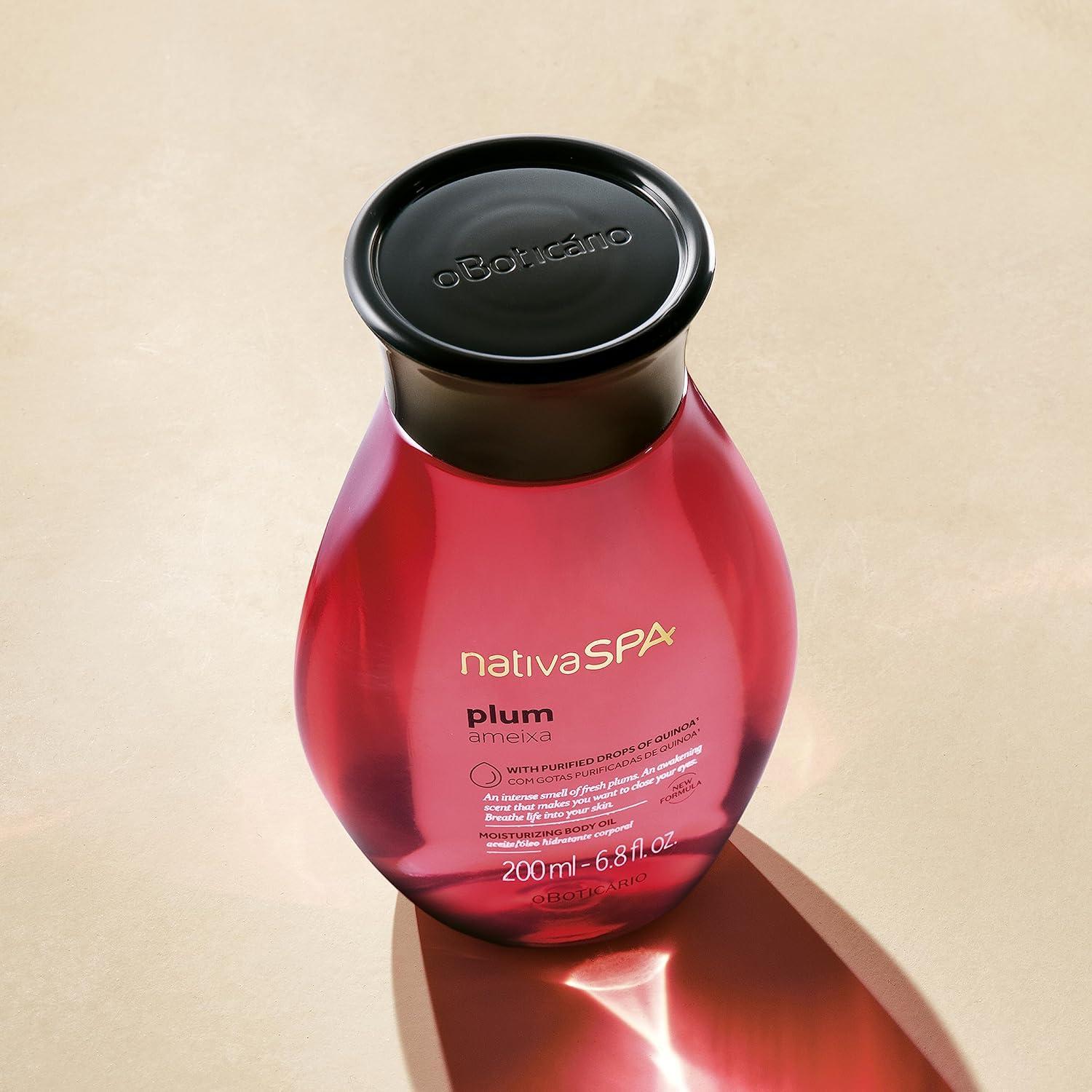 imageNativa SPA by O Boticrio Black Plum Body Oil Scented Moisturizer Enriched with Purified Quinoa Drops to Boost Hydration 68 OuncePlum