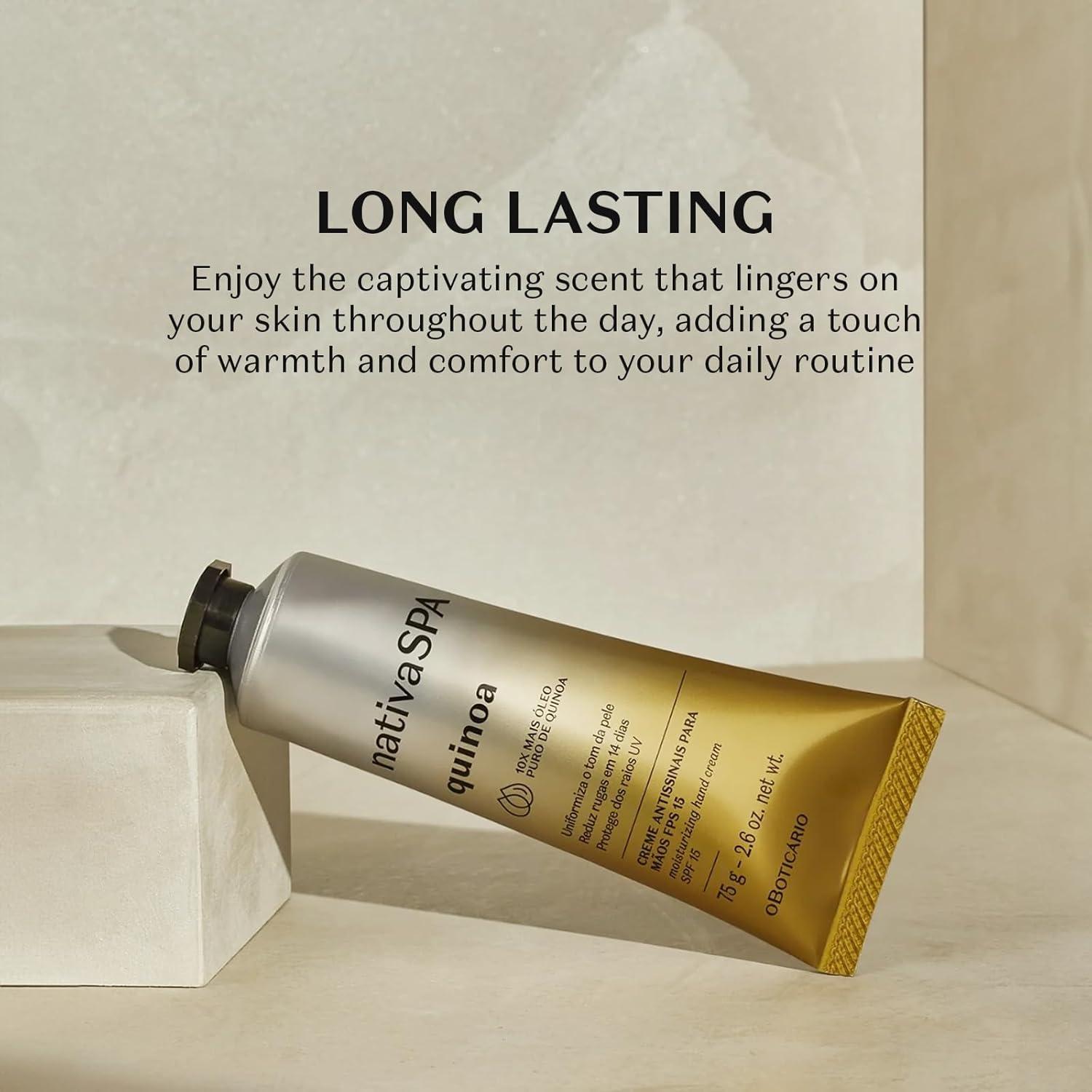 imageO Boticrio Nativa SPA Quinoa Hand Cream Hydrating Lotion 26 Ounce