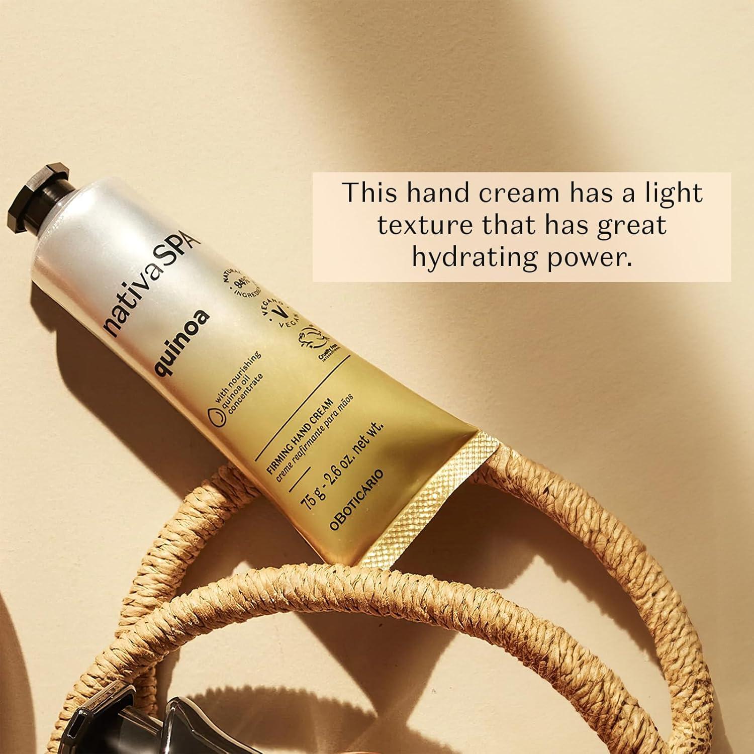 imageO Boticrio Nativa SPA Quinoa Hand Cream Hydrating Lotion 26 Ounce