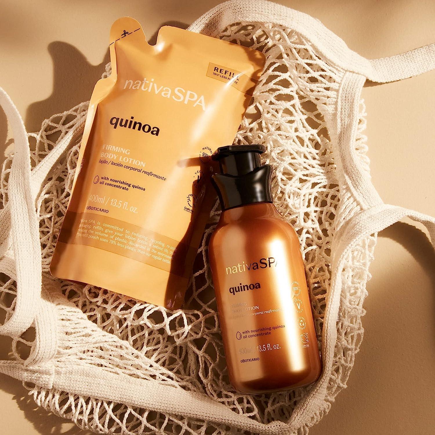 imageNativa SPA by O Boticrio Conscious Set Quinoa Firming Body Lotion Refill Bundle set 400ml each
