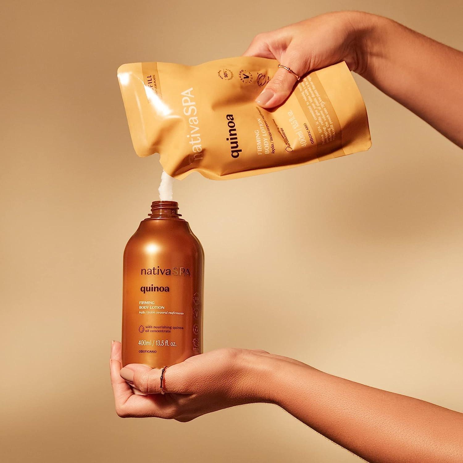 imageNativa SPA by O Boticrio Conscious Set Quinoa Firming Body Lotion Refill Bundle set 400ml each