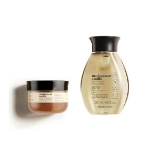 Nativa SPA by O Boticário Madagascar Vanilla Body Oil & Exfoliating Body Scrub Bundle (7oz & 6.8 oz)