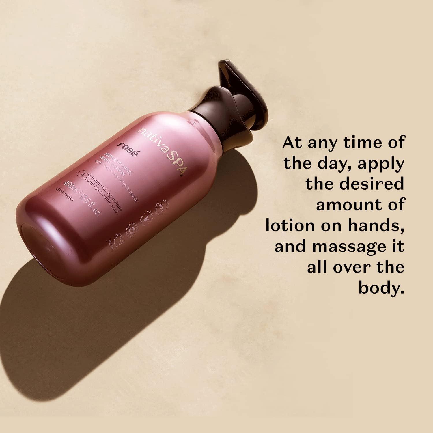 image:imageNativa SPA Orchid Lumire Scented Body Cream Firming amp Hydrating Lotion with Quinoa Oil 135 Ounce 400mlRose