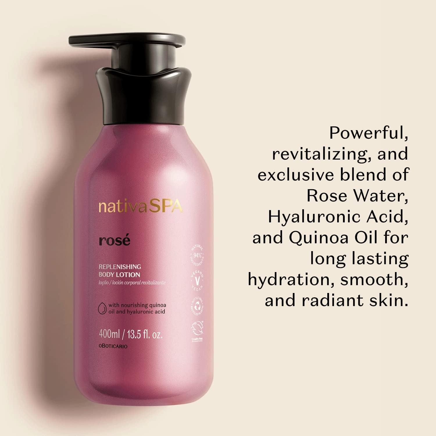 image:imageNativa SPA Orchid Lumire Scented Body Cream Firming amp Hydrating Lotion with Quinoa Oil 135 Ounce 400mlRose