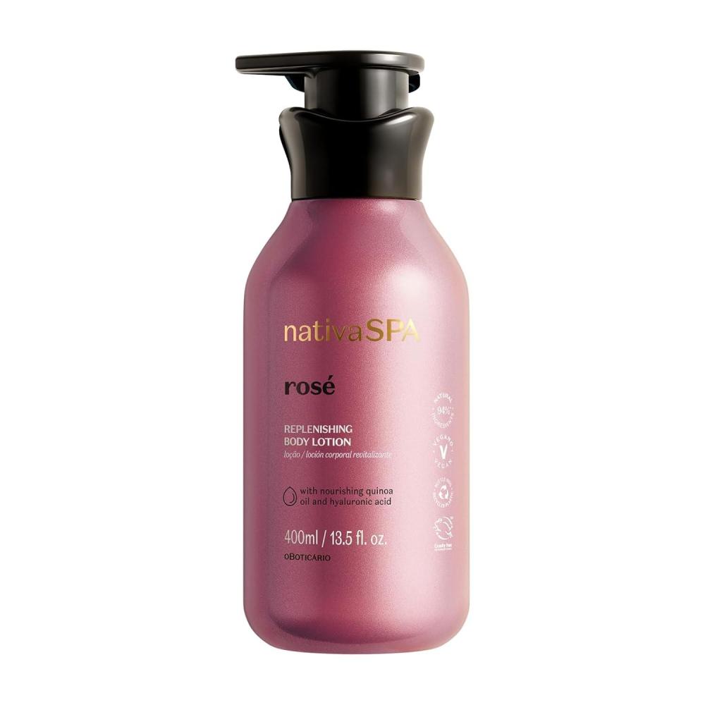 image:imageNativa SPA Orchid Lumire Scented Body Cream Firming amp Hydrating Lotion with Quinoa Oil 135 Ounce 400mlRose